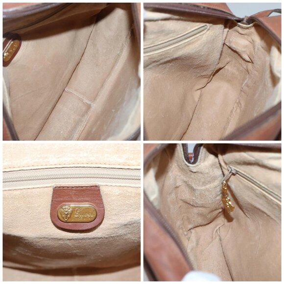 GUCCI Micro GG Supreme Shoulder Bag PVC Beige Gold 001 115 5443 Auth bs27554 - Picture 15 of 16